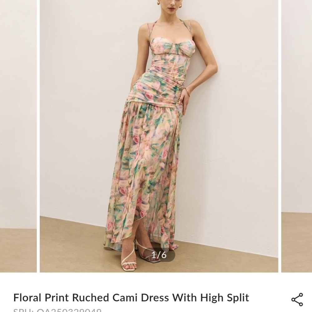 Commense Multicolor Floral Maxi Dress